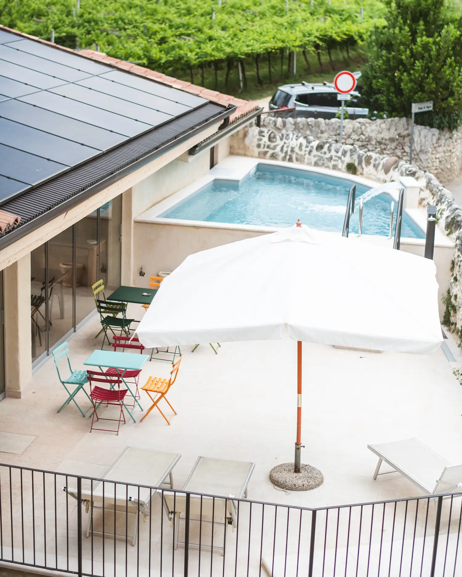 Swimming Pool and Outdoor Area La Contrà Valpolicella - B&B accommodation - Fumane, Verona - Swimming Pool and Outdoor Area