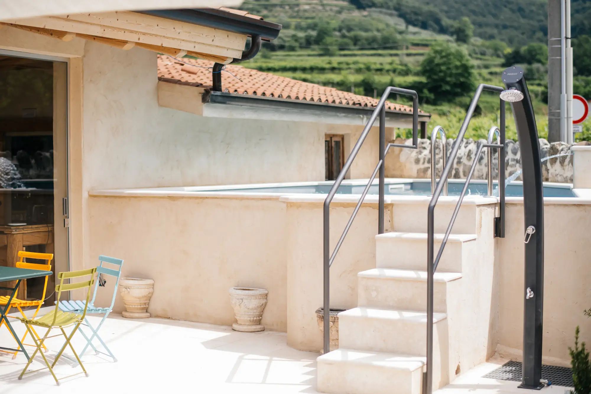 Swimming Pool and Outdoor Area La Contrà Valpolicella - B&B accommodation - Fumane, Verona - Swimming Pool and Outdoor Area
